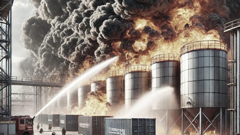 Extinción de fuego clase B